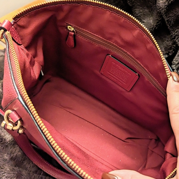 Coach Burgundy Satchel - Picture 5 of 5